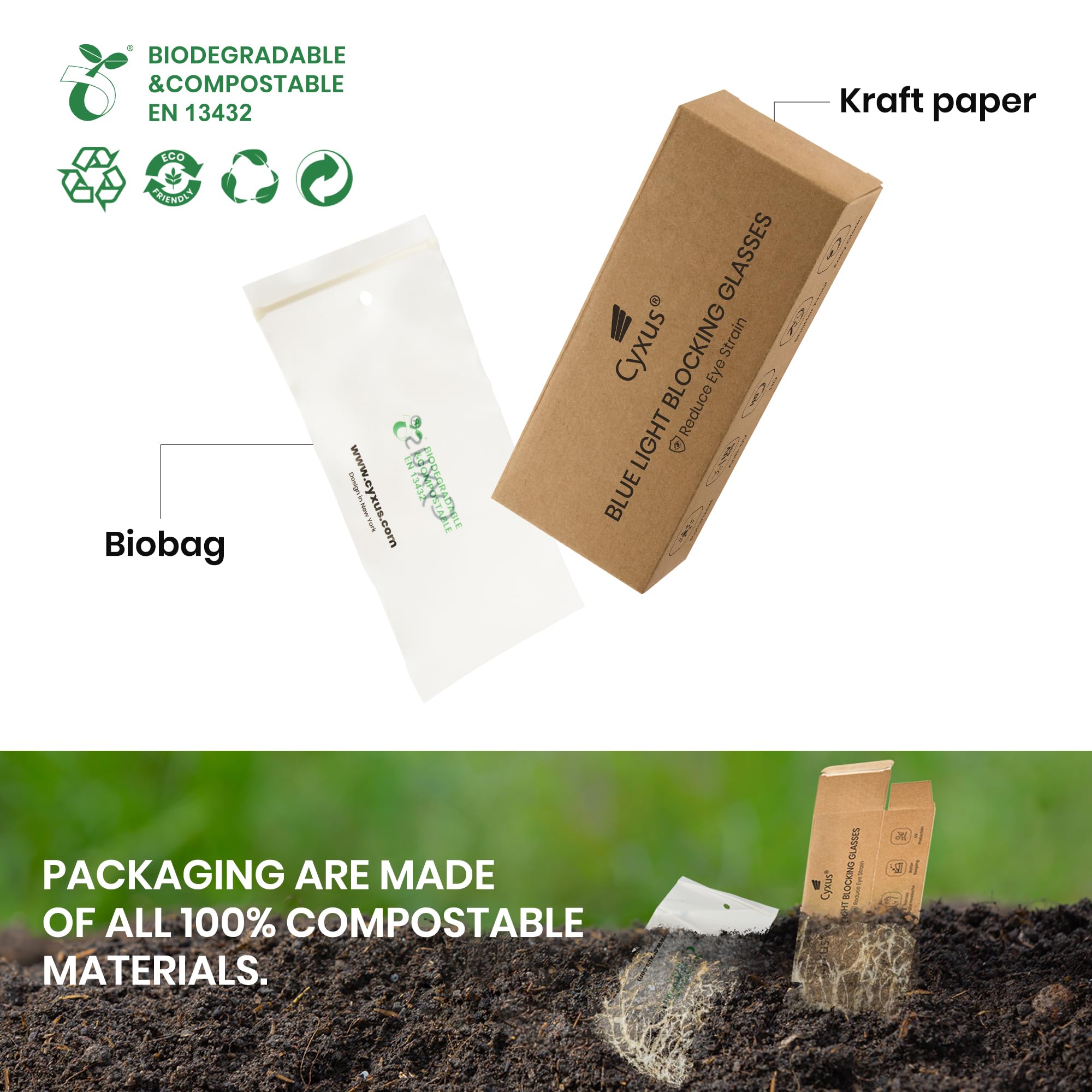 Clear lenses provide true colors for design work.