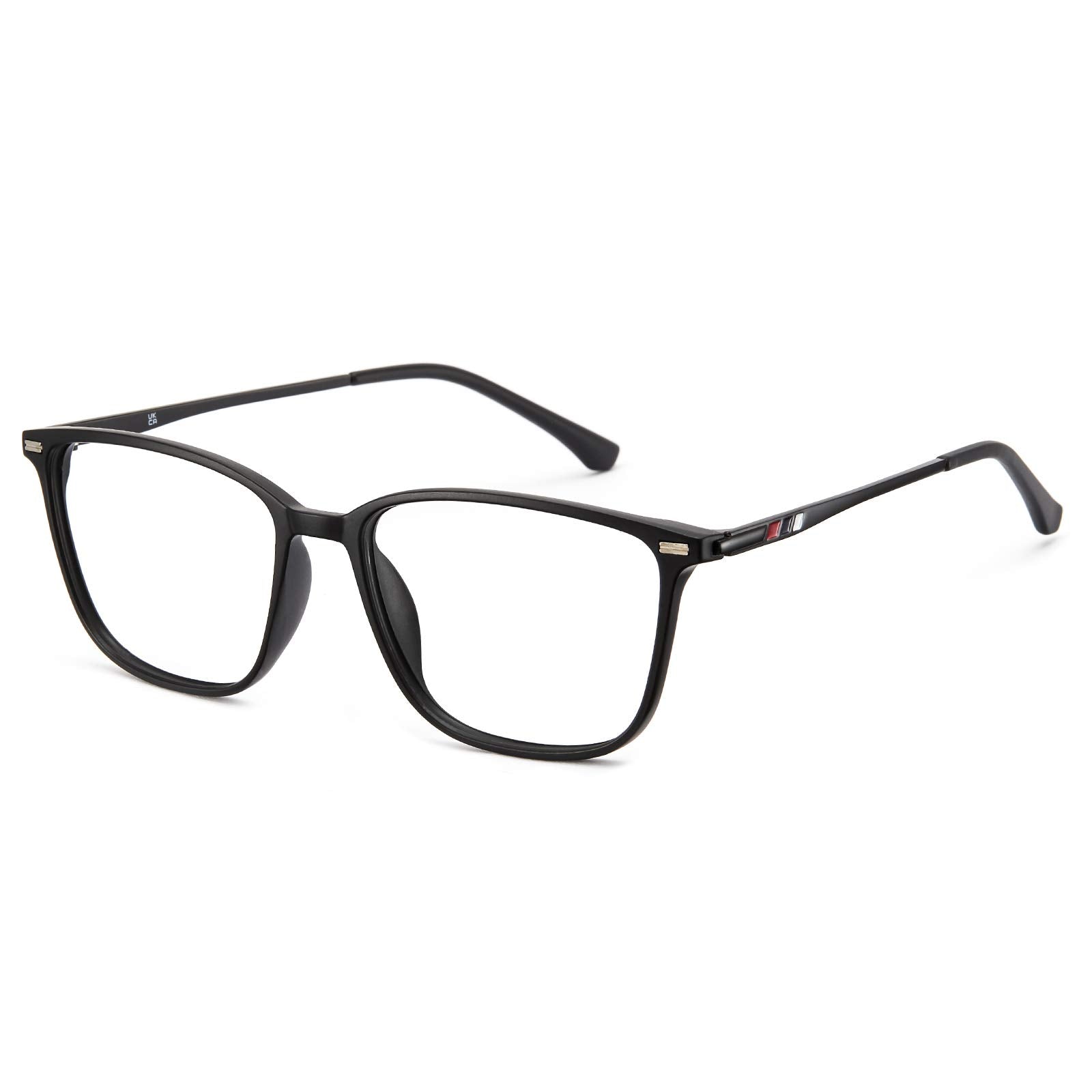 Cyxus blue light glasses square front view for screen comfort
