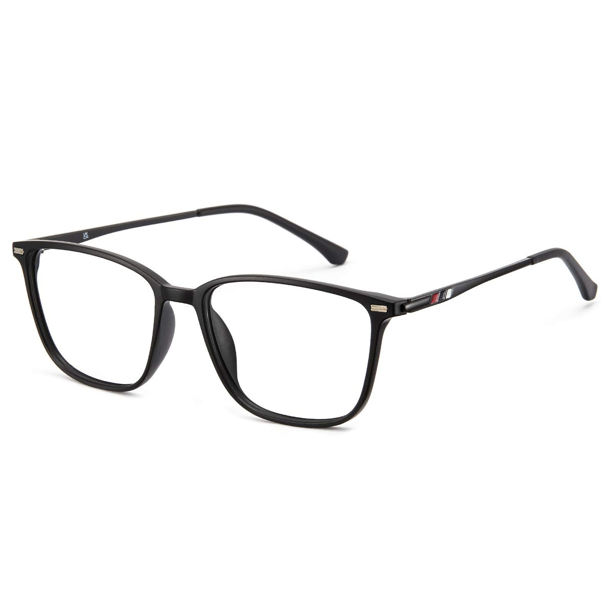 Cyxus blue light glasses square front view for screen comfort