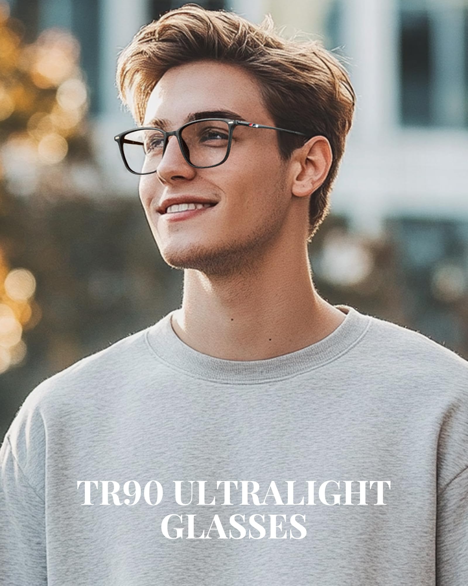 Cyxus glasses worn at a desk setup for multitasking comfort