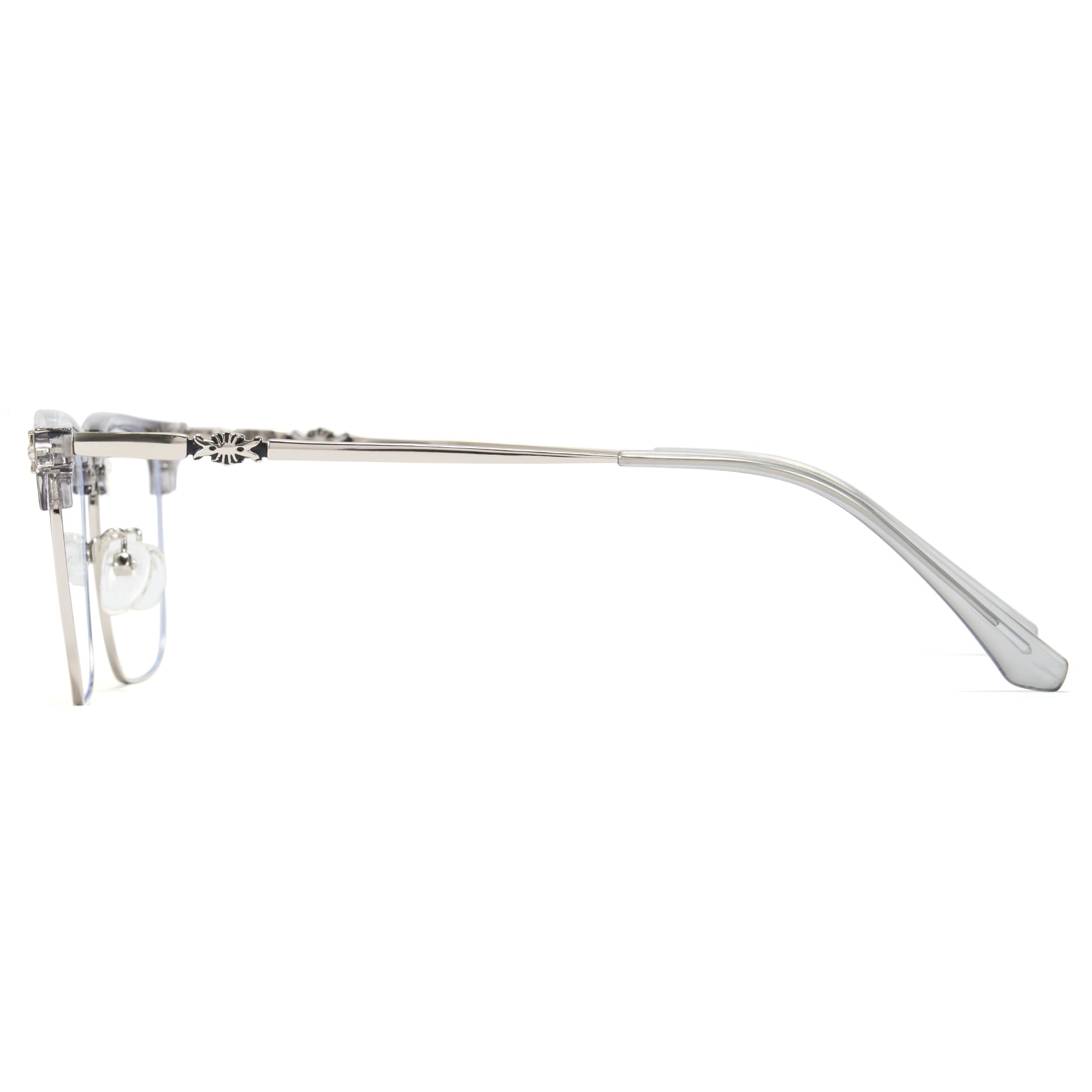 Cyxus gothic temple blue light glasses offer durable comfort for daily wear.