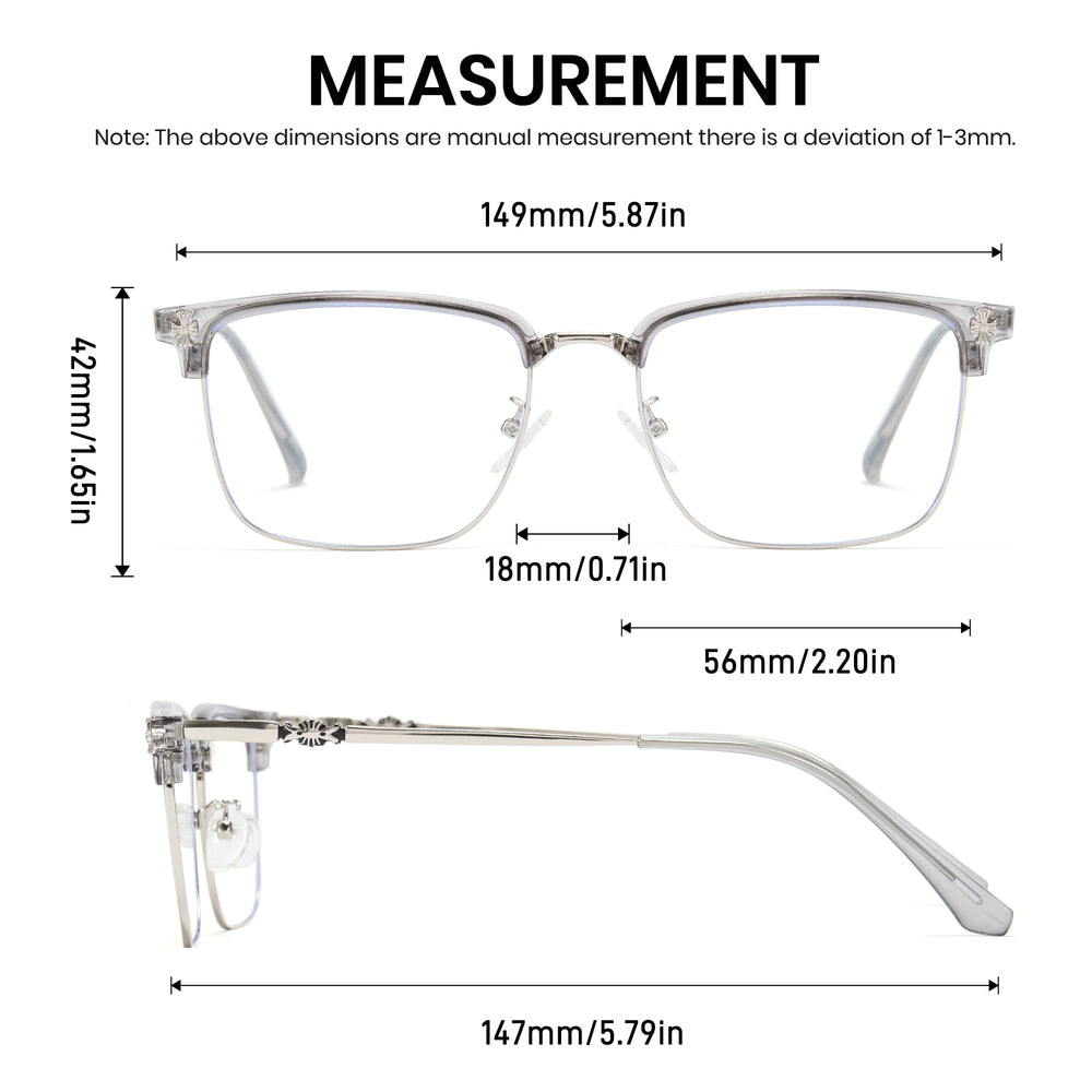 Cyxus identity-focused blue light glasses reflect personal style while protecting eyes.