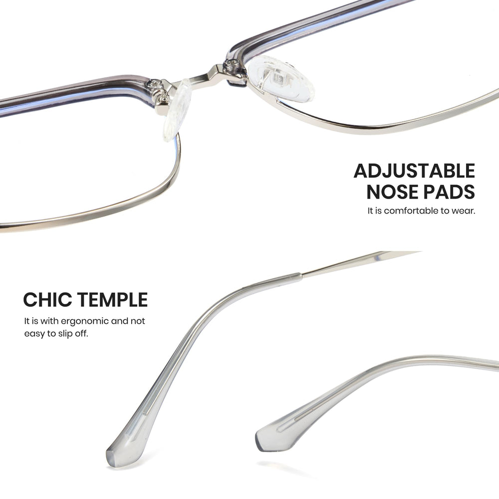 Cyxus reinforced hinges blue light glasses engineered for lasting daily use.
