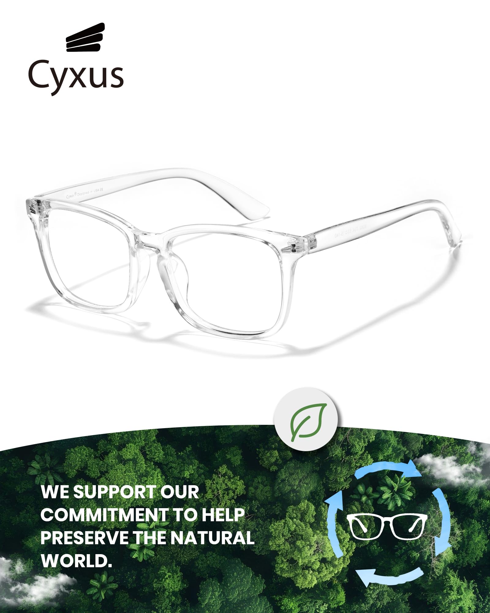 Cyxus unisex design fits both men and women for everyday use