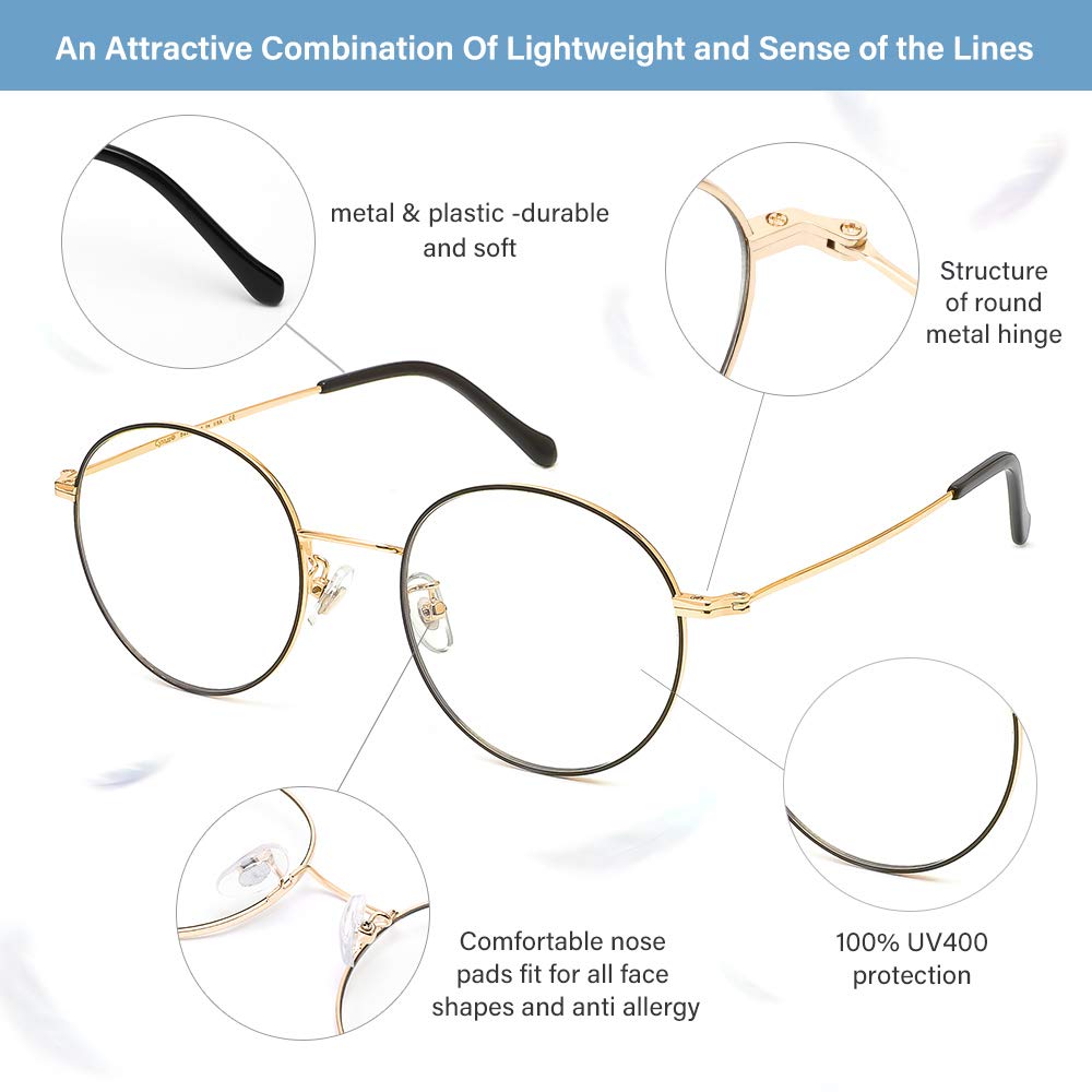 Cyxus vintage round style offers retro charm with modern protection.