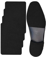 CZBYXA12 black sole protector top view shows discreet slip resistance on wet surfaces.