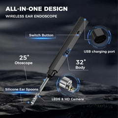 IP67 waterproof ear canal cleaner for easy washing after use