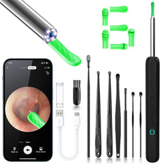 CZYJPRL earwax removal kit with 1080p camera for precise cleaning.