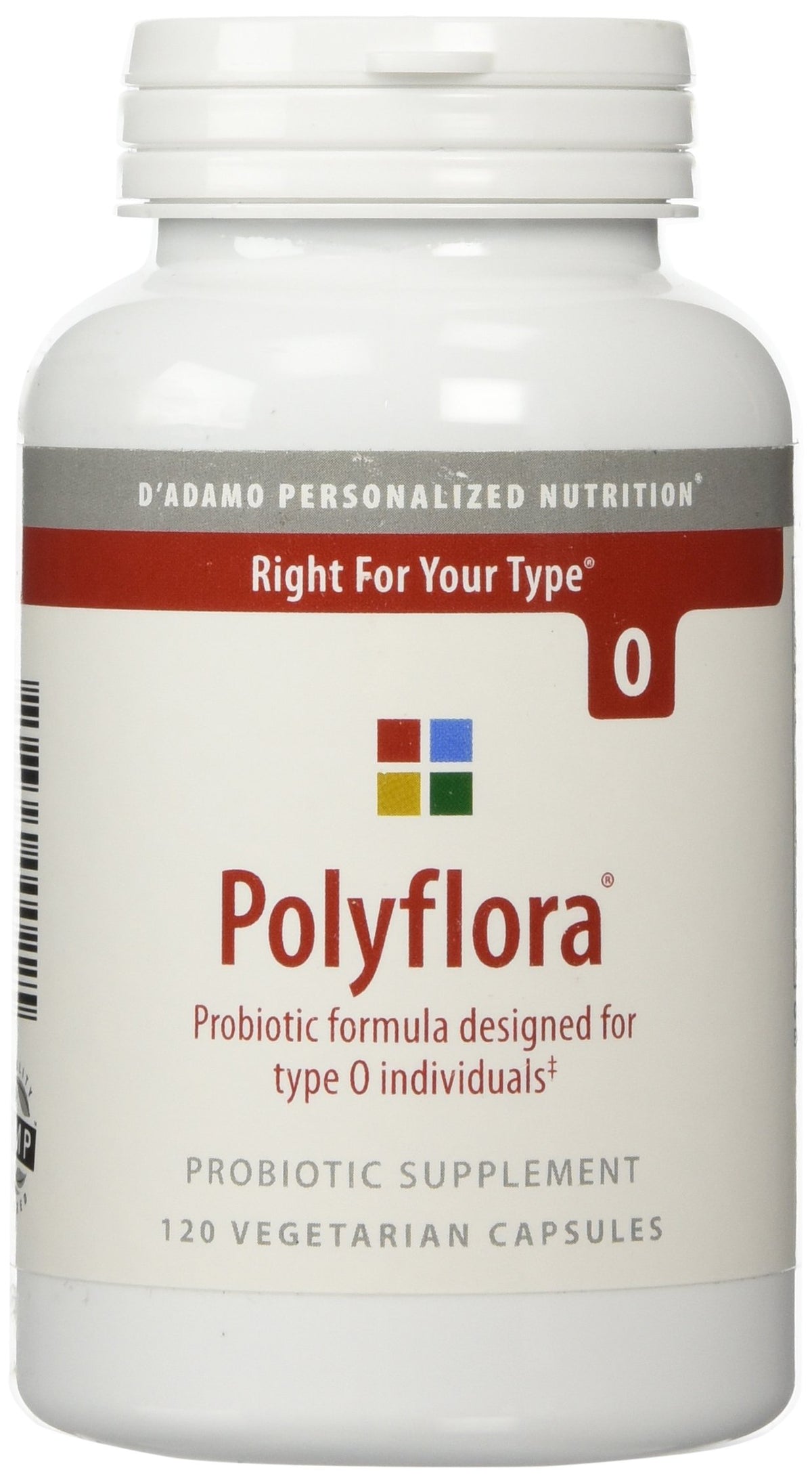 D'Adamo Polyflora O bottle for convenient daily use.
