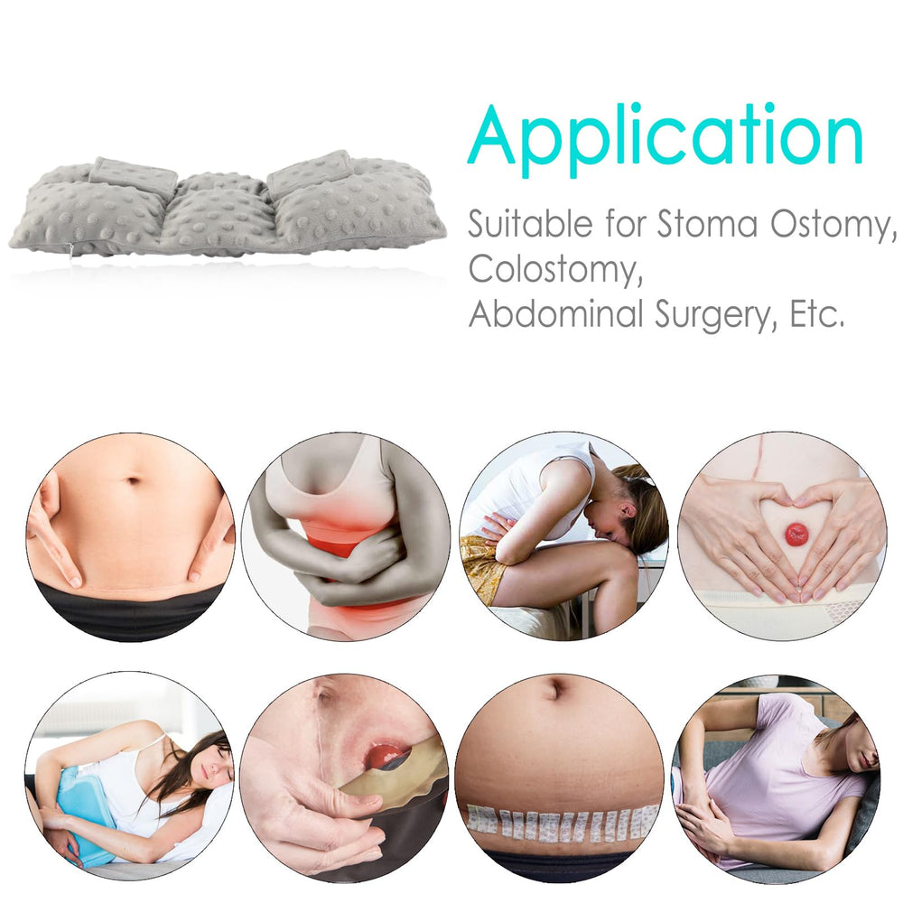 D. Cozy ostomy pouch cover support pillow protects surgical sites and stoma.