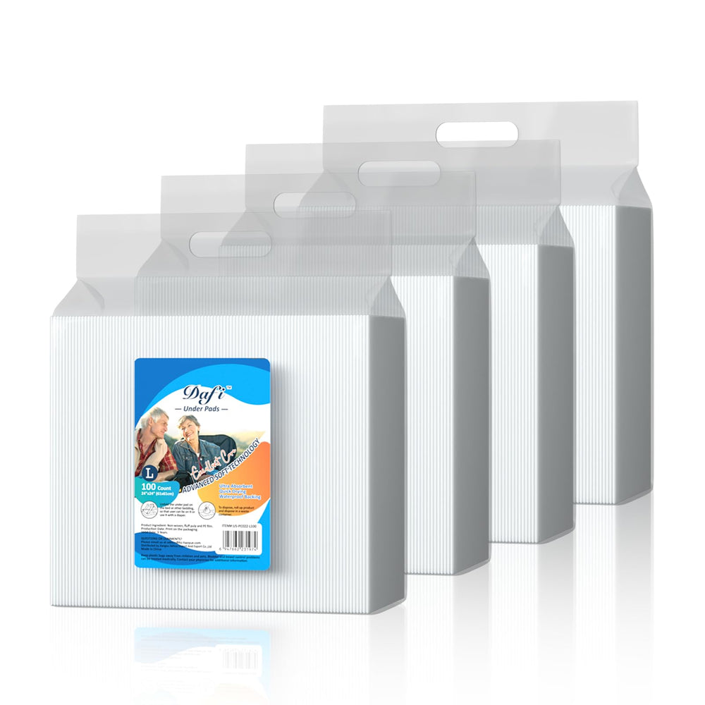 DAFI disposable bed pad 24x24 multi-use for home care