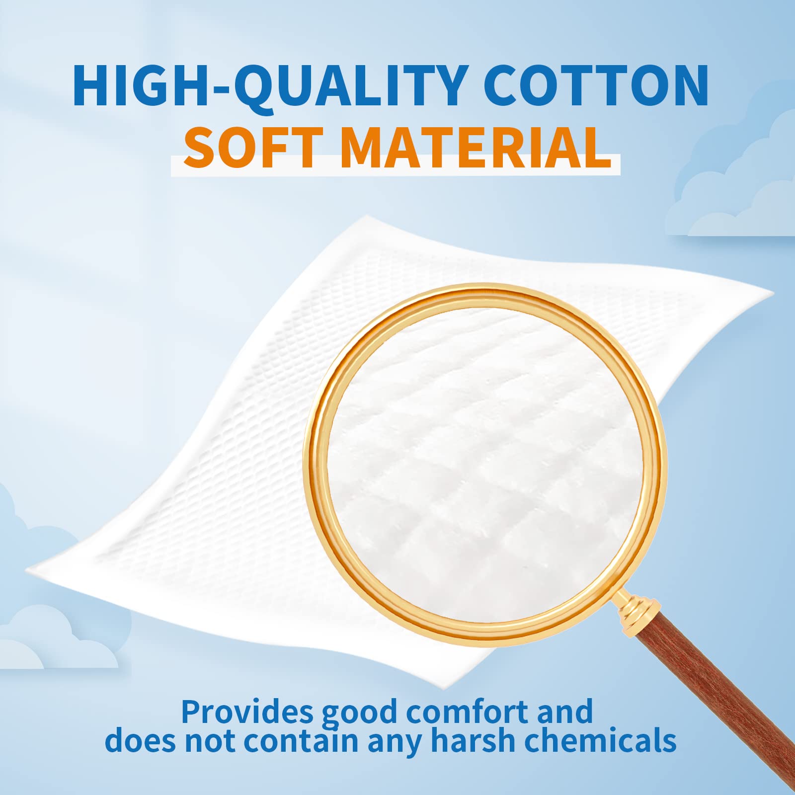 DAFI disposable bed pad 24x24 waterproof back prevents leaks