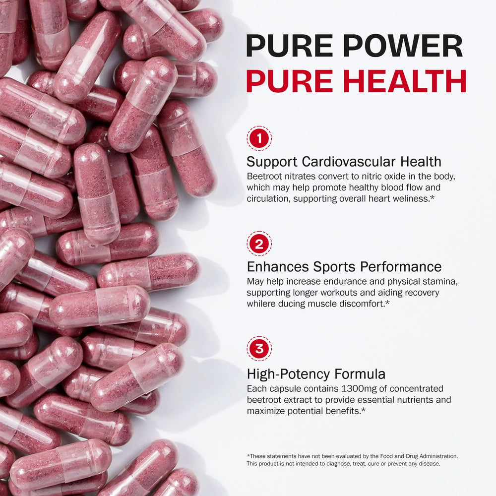 Daiasns beet root capsules—endurance support for workouts and daily energy