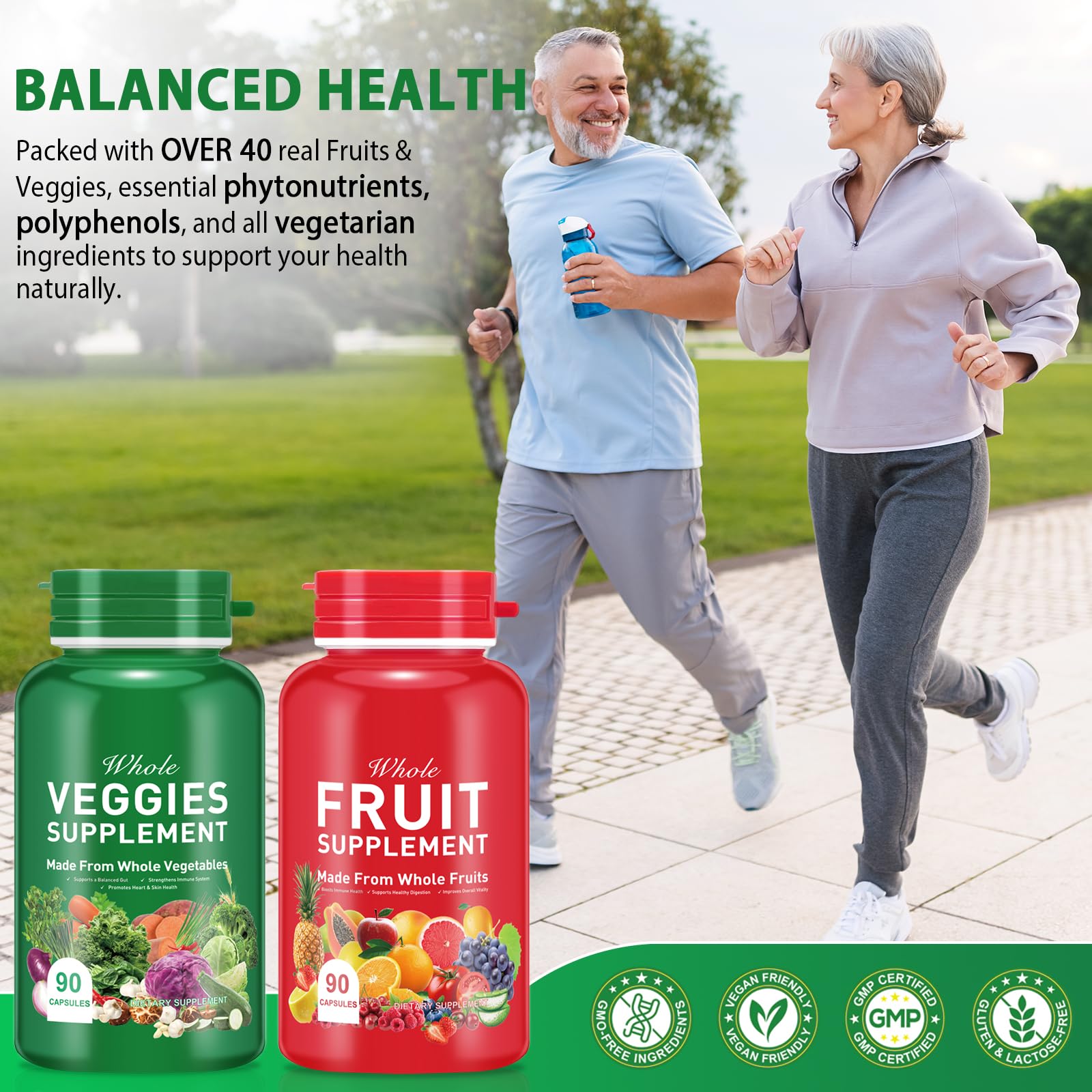 Daiasns plant-based capsules packaging, gluten-free and non-GMO