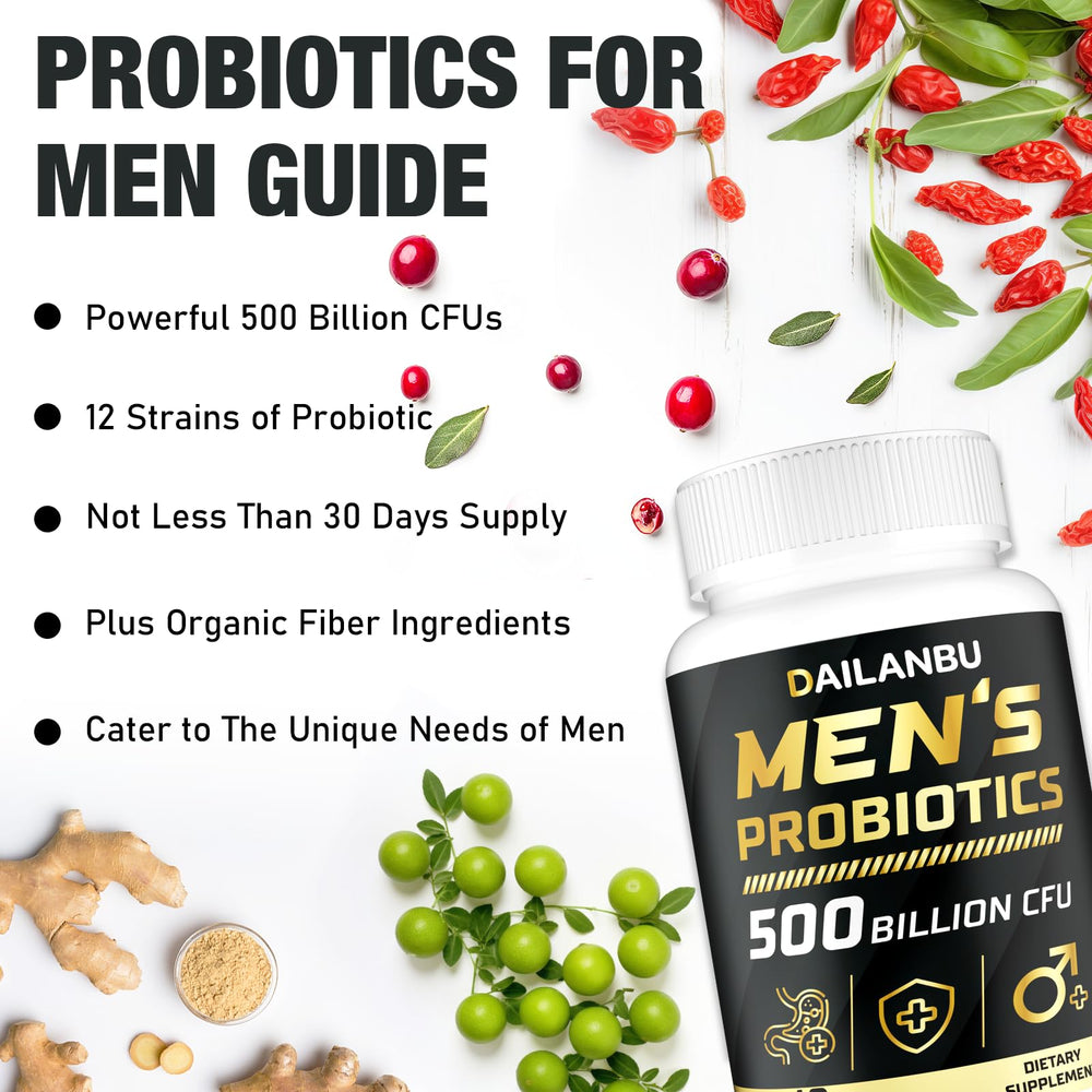 Urinary balance support alongside digestive health for men.