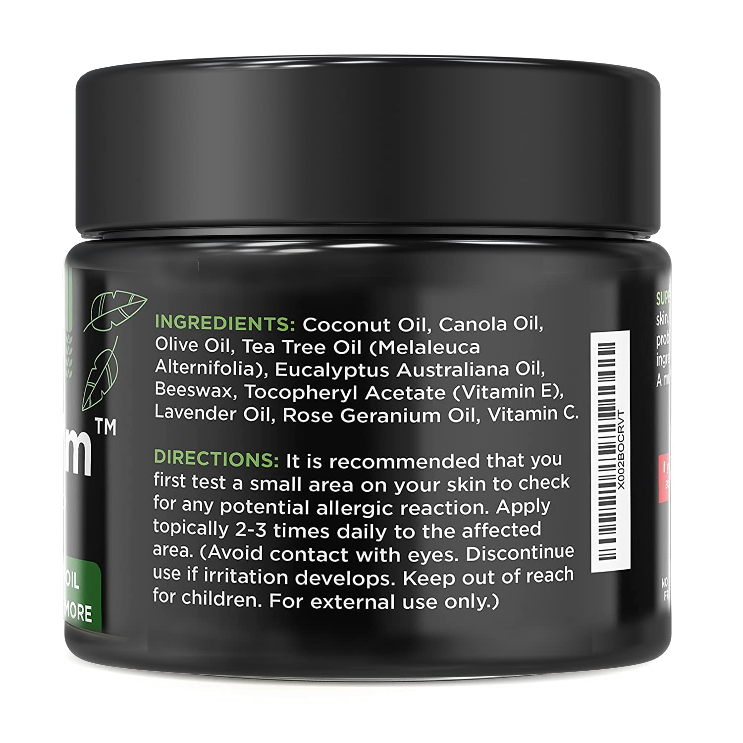 Daily Remedy Tea Tree Oil Super Balm for ringworm relief and itch reduction.