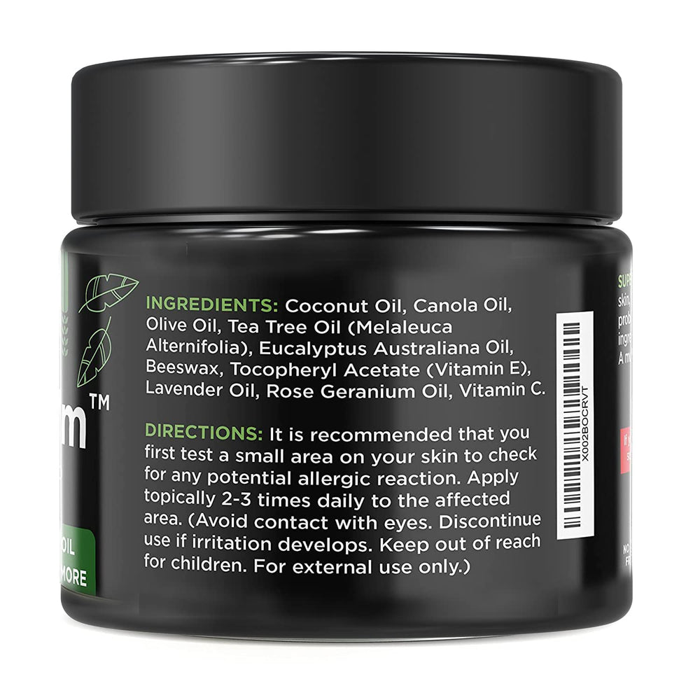 Daily Remedy Tea Tree Oil Super Balm for ringworm relief and itch reduction.