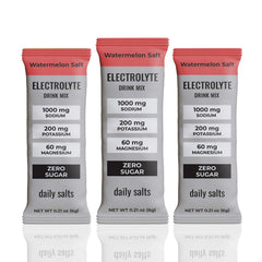 daily salts electrolyte stick watermelon front view for refreshing hydration on the go