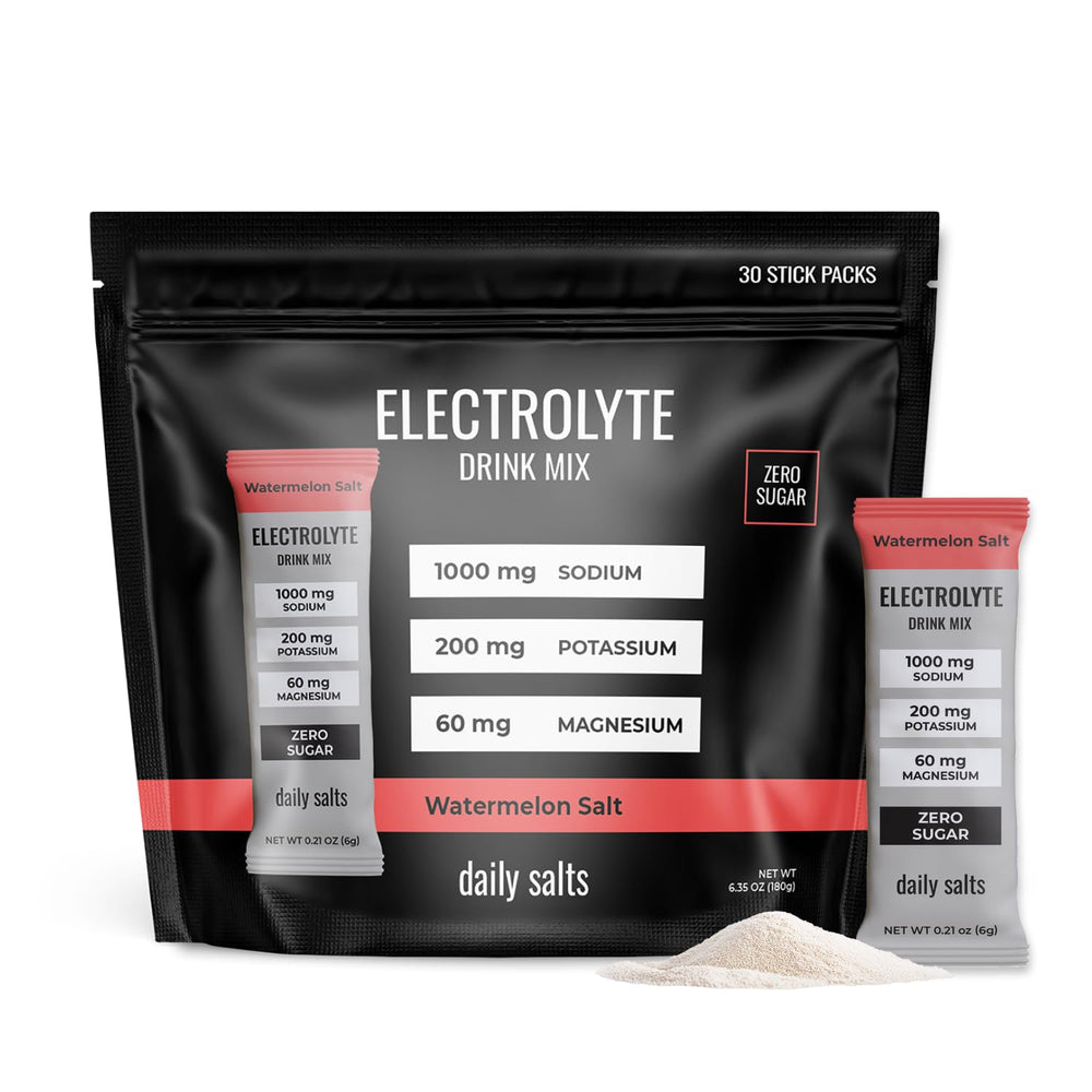 daily salts on-the-go hydration pack tucked into gym bag