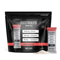 daily salts on-the-go hydration pack tucked into gym bag