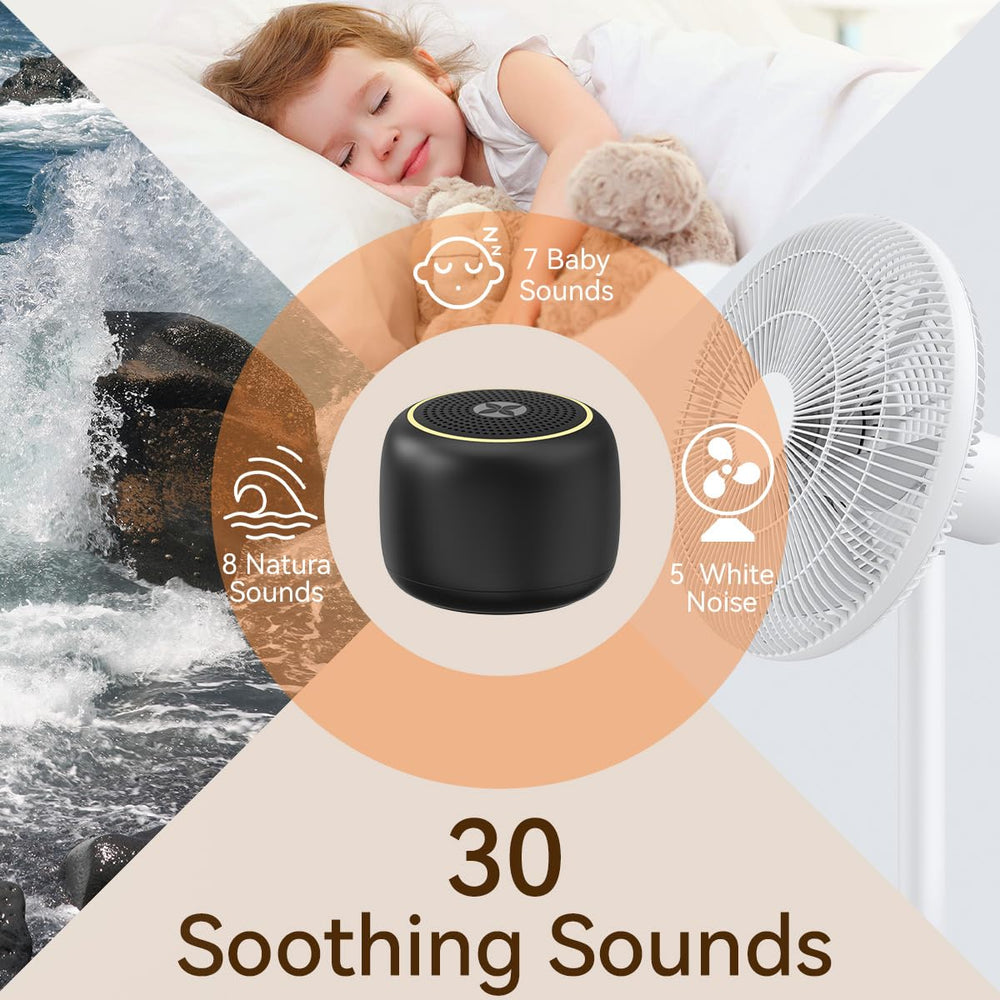 DailyBody portable sound machine LED indicator closeup for quick status check
