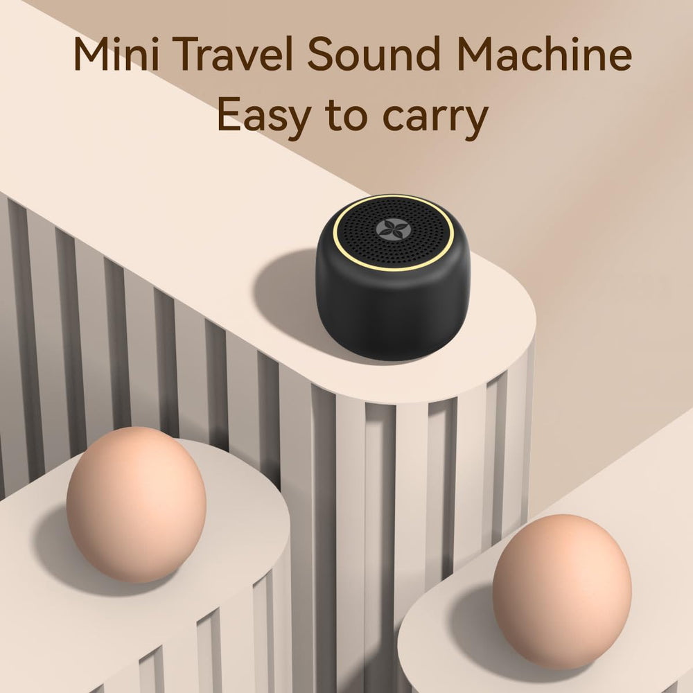 DailyBody portable sound machine side buttons closeup for easy on-the-spot control