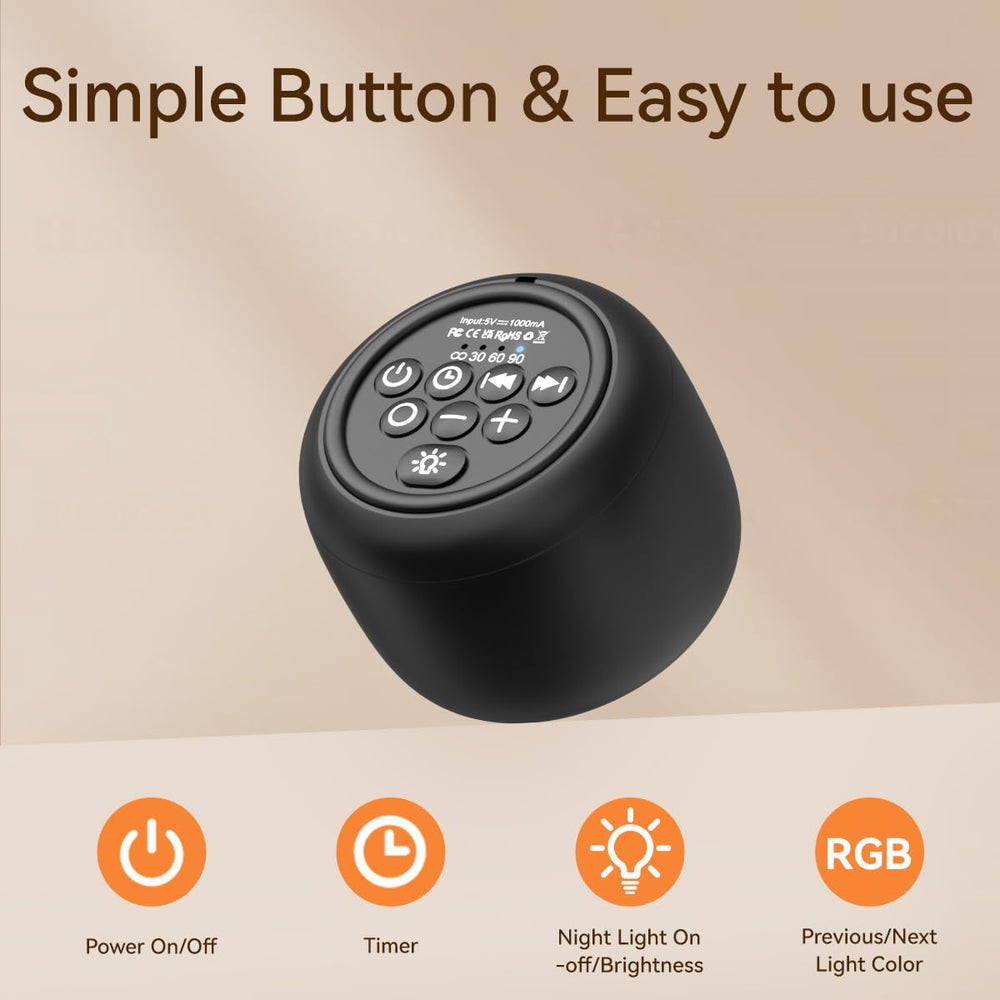 DailyBody portable sound machine with USB-C charging and long battery life