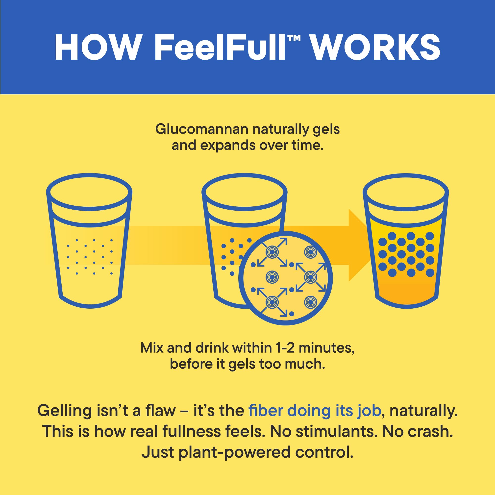 DAILYNOURI FeelFull label lists oligofructose, glucomannan, chromium