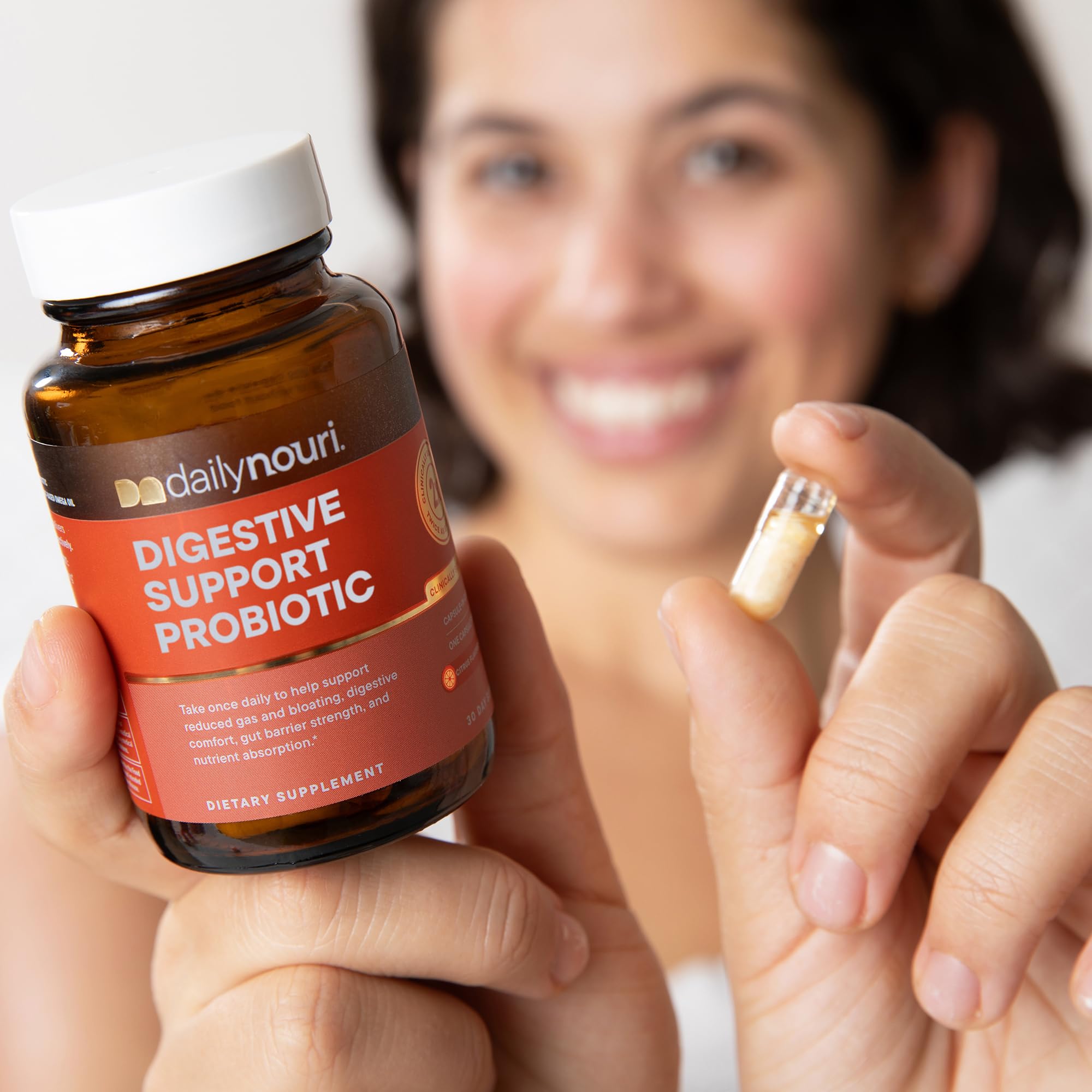 USA manufacturing seal indicating high-quality probiotic production by DAILYNOURI.