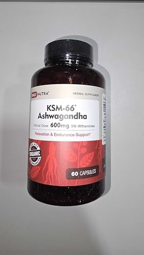Organic root extract focus for daily wellness with DailyNutra KSM-66.