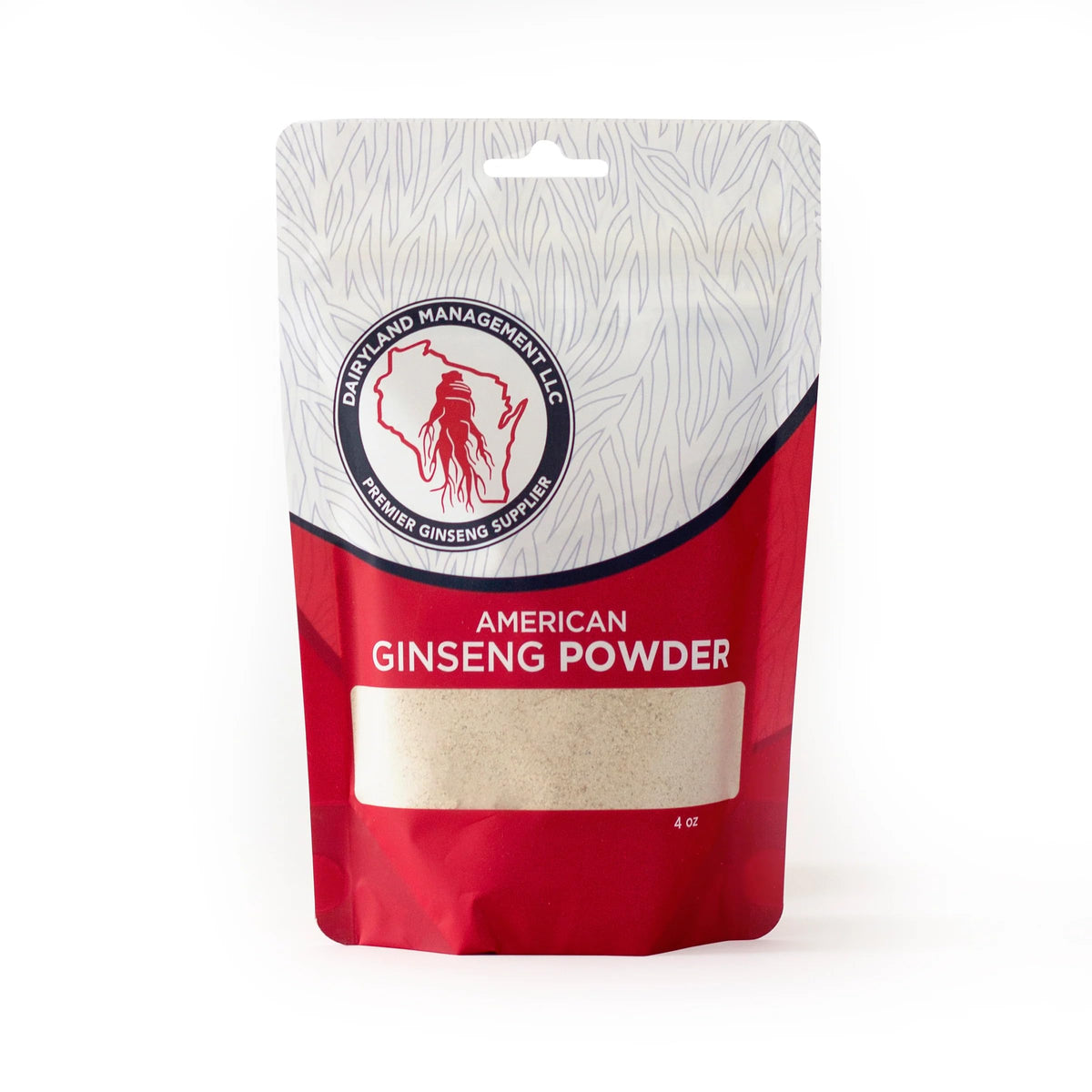 Dairyland Concentrated American Ginseng Powder bottle for easy smoothie additions