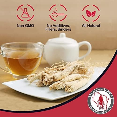Dairyland Ginseng powder stirred into a warm cup of tea