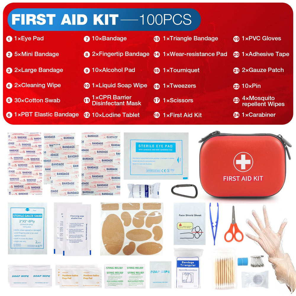 Daisiki Mini First Aid Kit ready for car trips and road adventures
