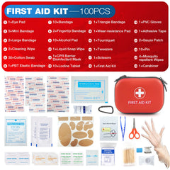 Daisiki Mini First Aid Kit ready for car trips and road adventures
