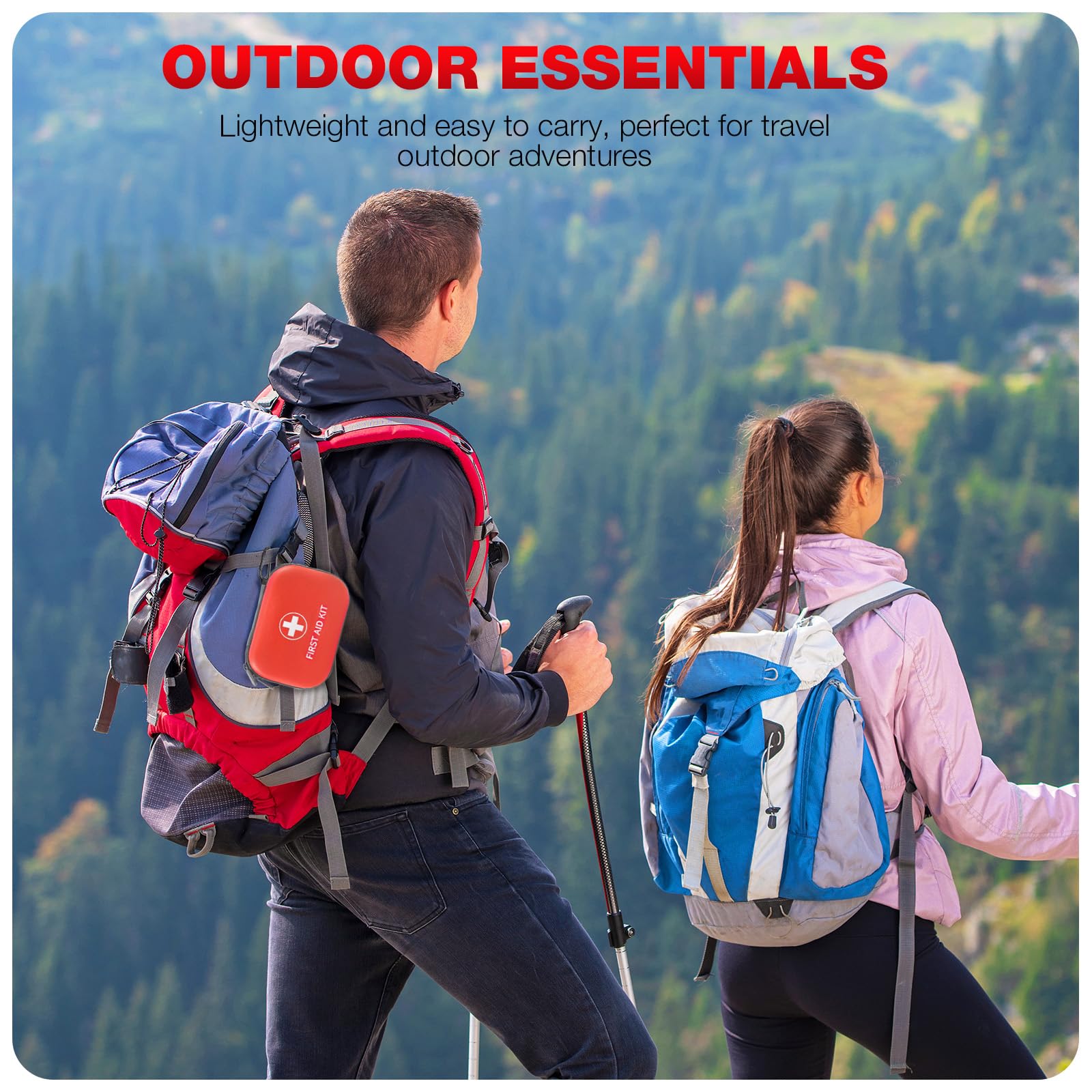 Daisiki Mini First Aid Kit supports hiking and camping emergencies on trails