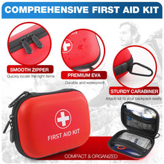 Daisiki Mini First Aid Kit waterproof case protecting contents on the go