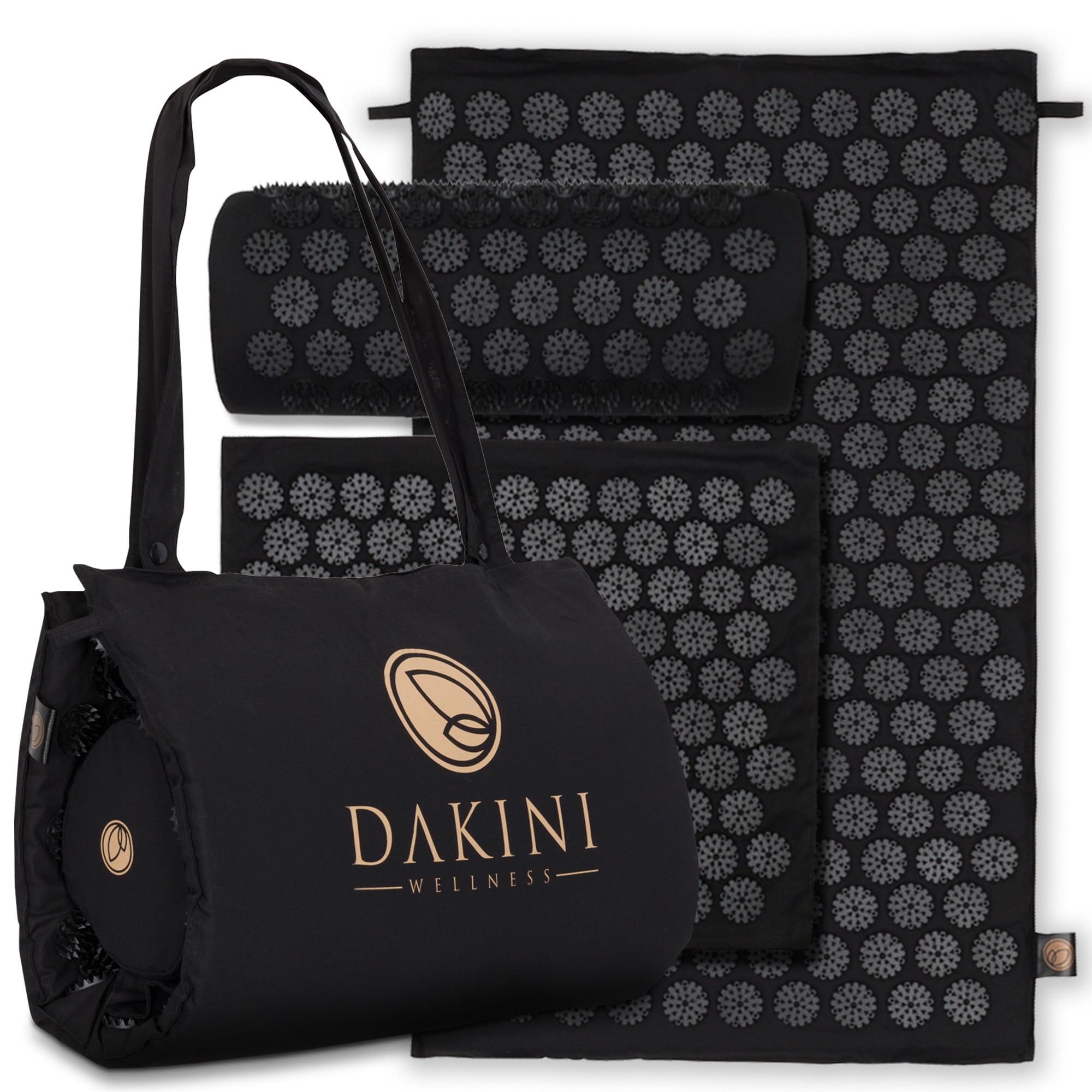 Dakini set in use demonstrates easy setup and on-the-go relief