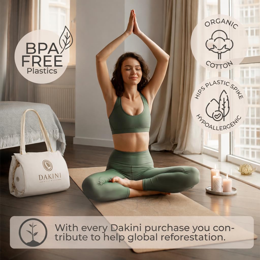 Dakini travel-ready acupressure kit fits neatly in a bag.