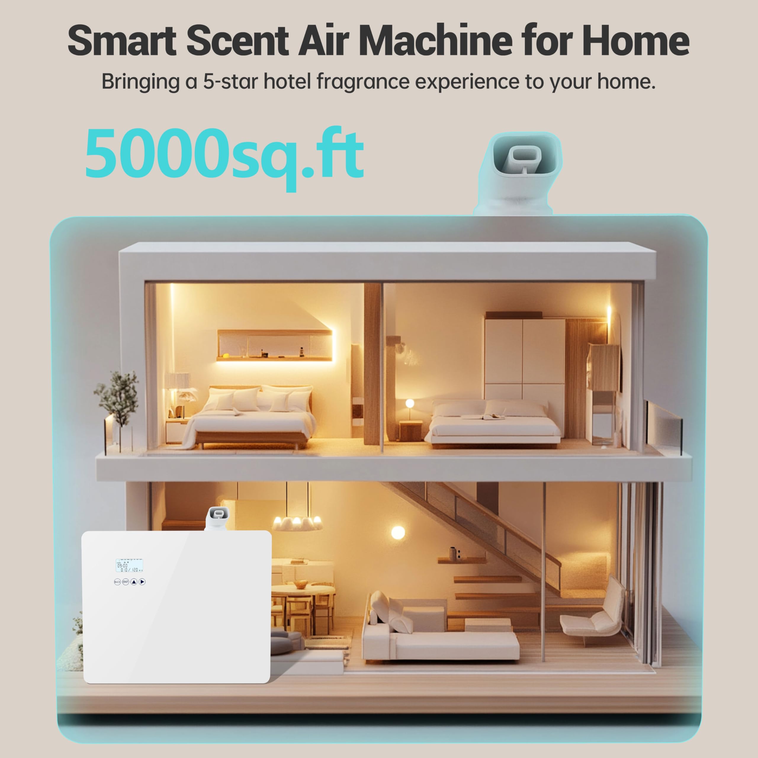 DAKISTF Wi Fi control panel enables easy scheduling and customization