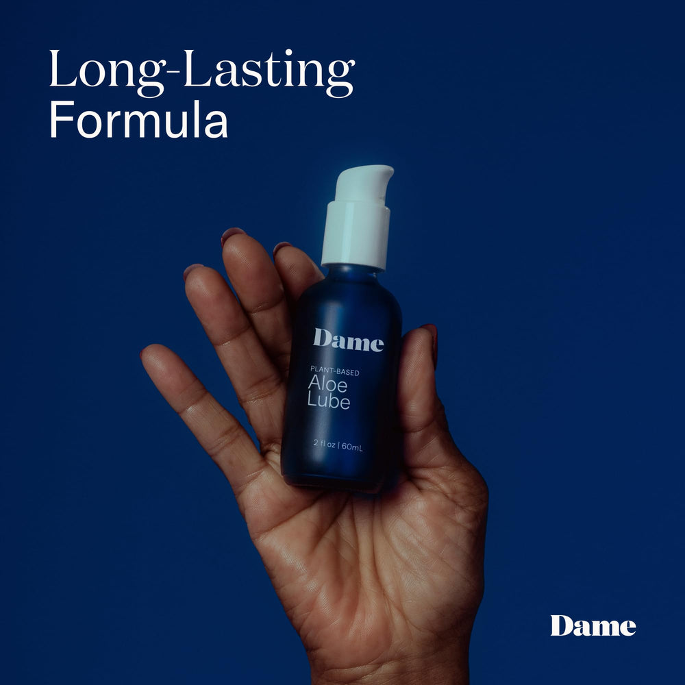 Aloe Lube de Dame: ingredientes vegetales que cuidan la piel durante el uso.