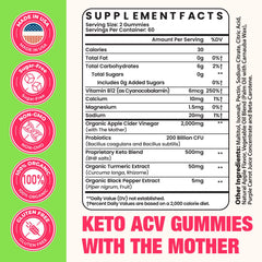 Damicest gummies with The Mother highlight natural ACV benefits