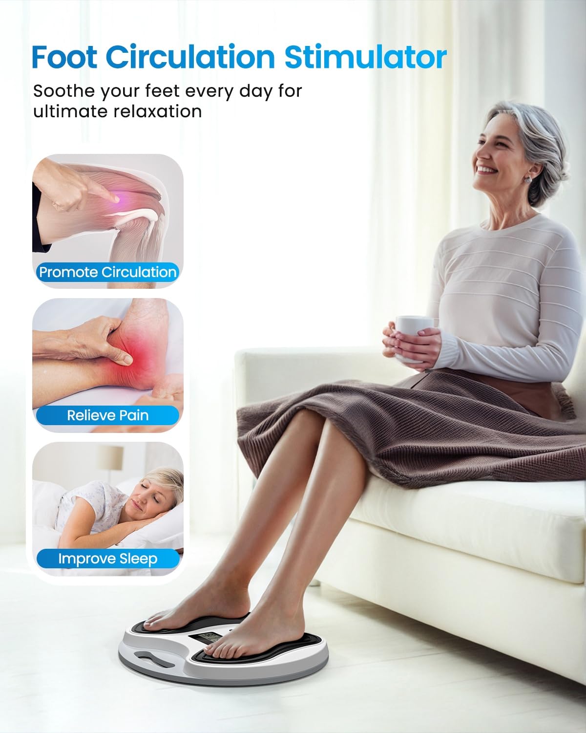 Dancespot foot massager remote control for easy session adjustments.