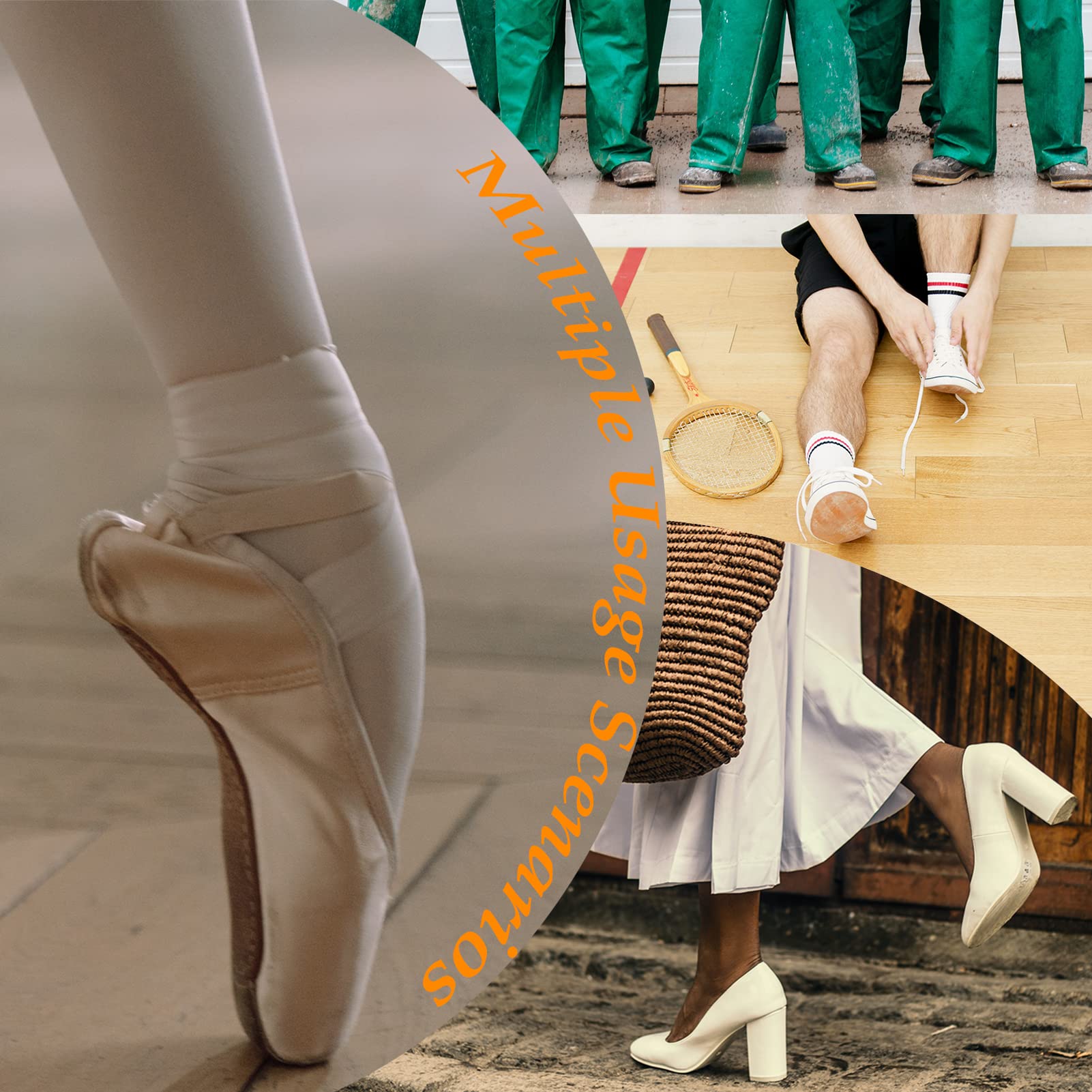 DANCEYOU high heel toe caps protect feet during long wear