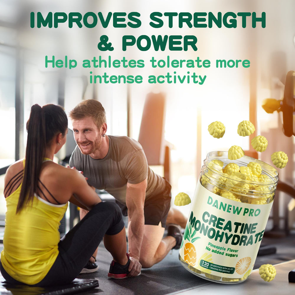 Individual gummy texture visible for easy consumption on the go.