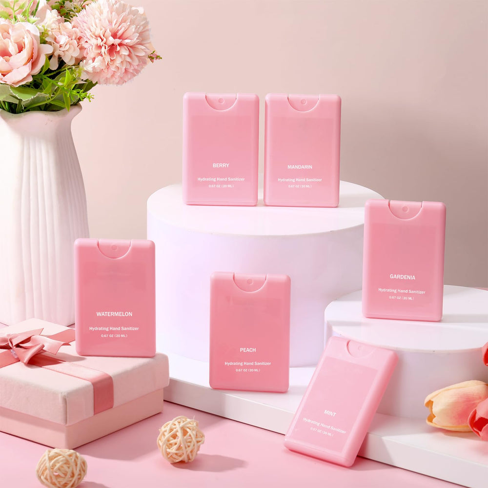 Dansib pink gift-set sanitizers ideal for teachers and coworkers.