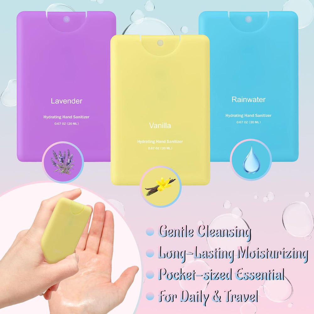 Dansib lavender scented sanitizer close-up, soothing aroma during quick cleanups.