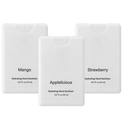Dansib Power Mist Apple hand sanitizer in a compact bottle for on-the-go freshness
