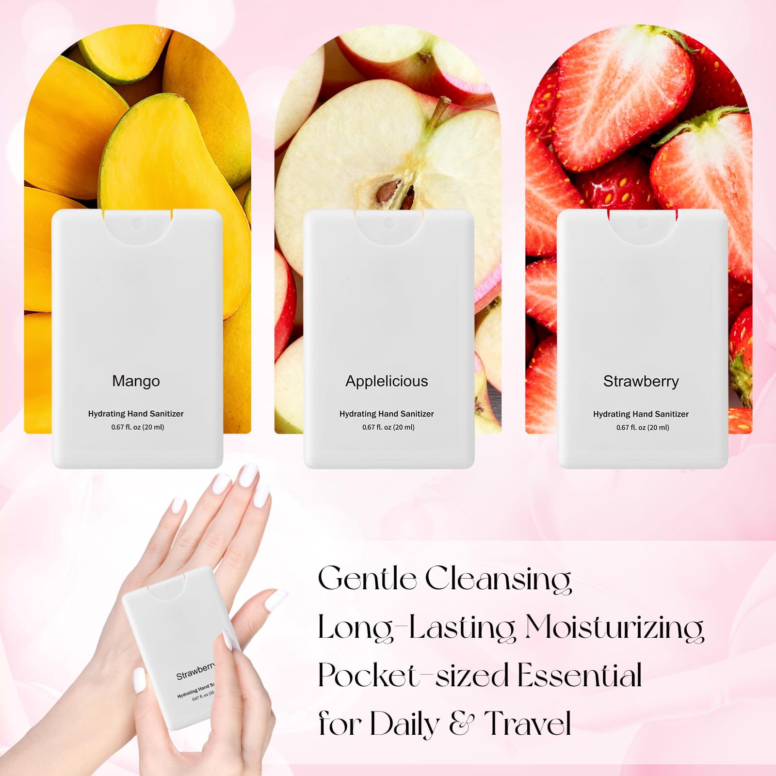 Dansib travel-size hand sanitizer spray in a compact kit for everyday carry