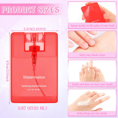 Dansib watermelon scent hand sanitizer delivers a refreshing fragrance during errands