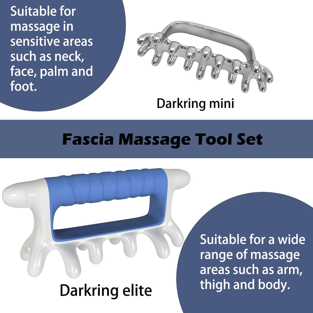 DarkRING Elite engineering plastic fascia tool for full-body myofascial release